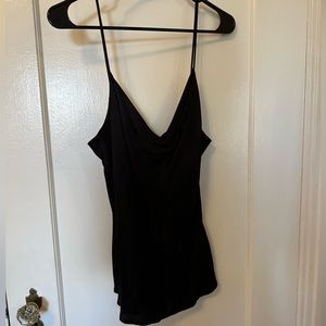 Zara Cowl Neck Satiny Tank, size M; great condition